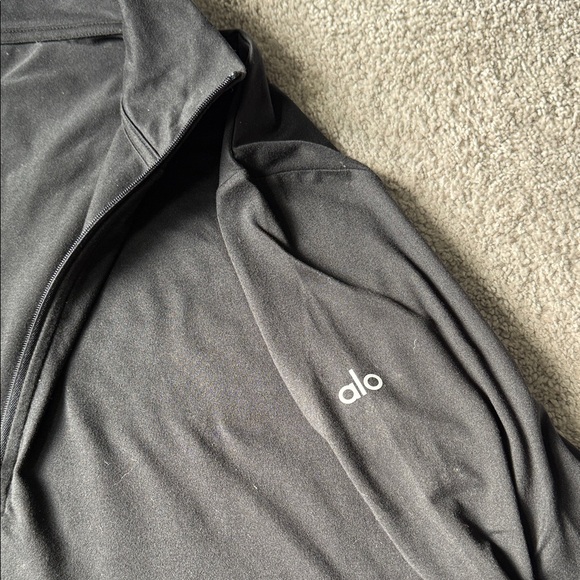 ALO Yoga Black Quarter-Zip Top - Picture 3 of 3